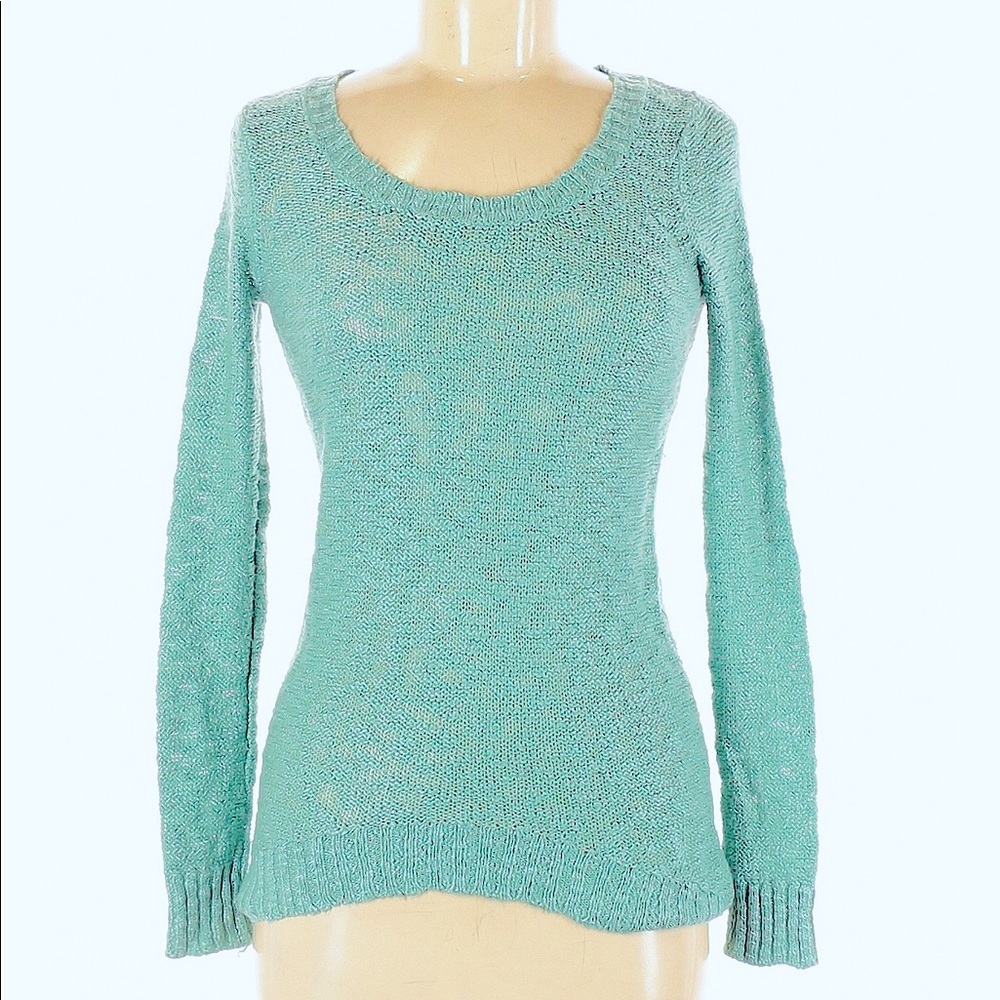 Charlotte Russe teal knitted sweater